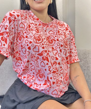 Franela de Corazones